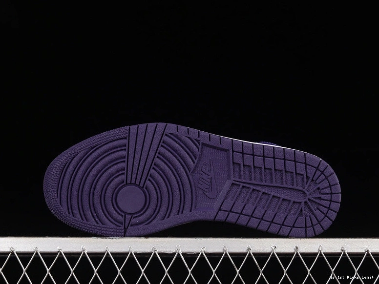 Jordan Purple - Black BQ6472-051 Mid 1 (Women's) 0519